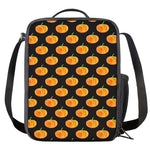 Watercolor Pumpkin Pattern Print Crossbody Lunch Bag