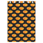 Watercolor Pumpkin Pattern Print Curtain