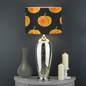 Watercolor Pumpkin Pattern Print Drum Lamp Shade