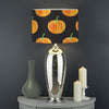 Watercolor Pumpkin Pattern Print Drum Lamp Shade