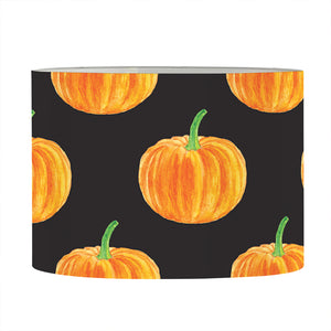 Watercolor Pumpkin Pattern Print Drum Lamp Shade