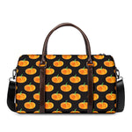 Watercolor Pumpkin Pattern Print Duffle Bag