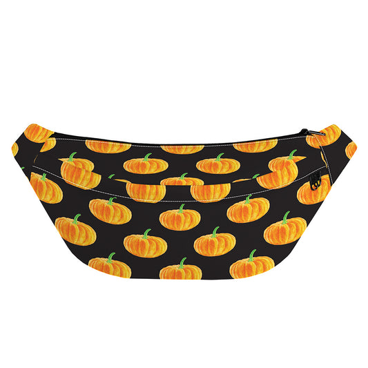 Watercolor Pumpkin Pattern Print Fanny Pack