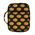 Watercolor Pumpkin Pattern Print Front Pocket Bible Bag