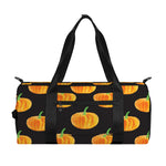 Watercolor Pumpkin Pattern Print Gym Bag