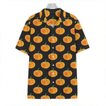 Watercolor Pumpkin Pattern Print Hawaiian Shirt