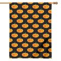 Watercolor Pumpkin Pattern Print House Flag