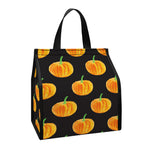 Watercolor Pumpkin Pattern Print Insulated Lunch Tote