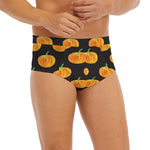 Watercolor Pumpkin Pattern Print Men's Briefs