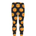 Watercolor Pumpkin Pattern Print Men's Leggings