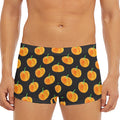 Watercolor Pumpkin Pattern Print Men's Short Boxer Briefs