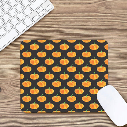 Watercolor Pumpkin Pattern Print Mouse Pad