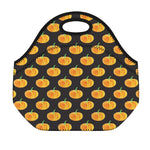 Watercolor Pumpkin Pattern Print Neoprene Lunch Bag