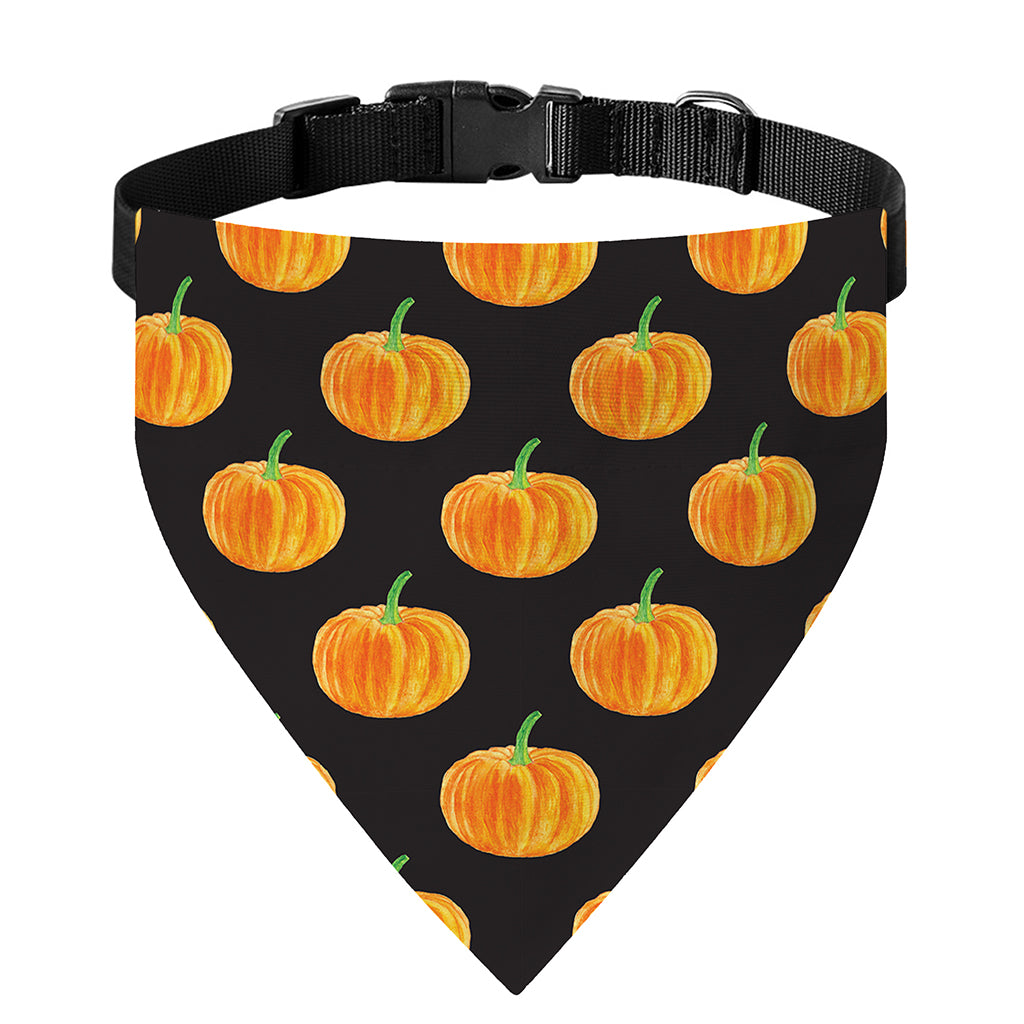 Watercolor Pumpkin Pattern Print Over The Collar Dog Bandana