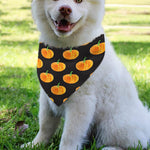 Watercolor Pumpkin Pattern Print Over The Collar Dog Bandana