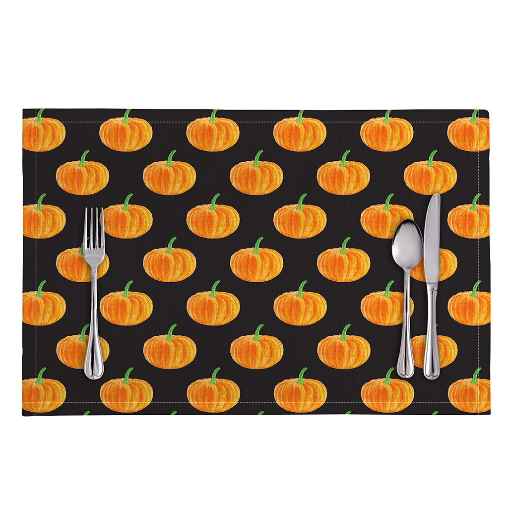 Watercolor Pumpkin Pattern Print Placemat