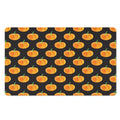 Watercolor Pumpkin Pattern Print Polyester Doormat
