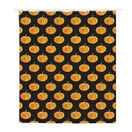 Watercolor Pumpkin Pattern Print Polyester Shower Curtain