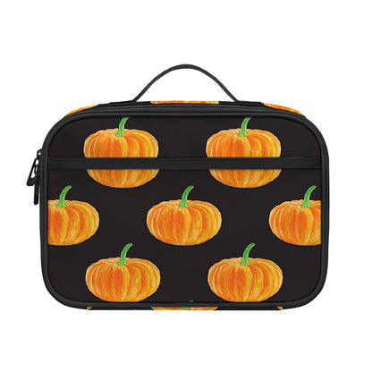 Watercolor Pumpkin Pattern Print Portable Lunch Bag