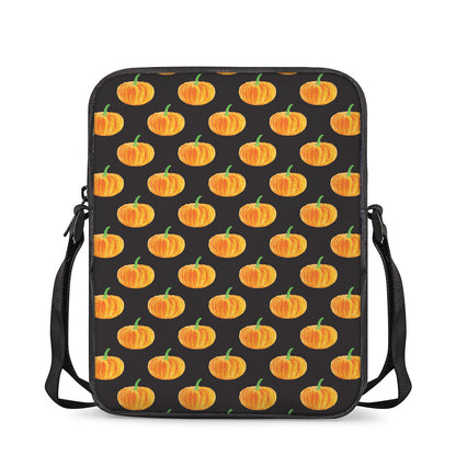 Watercolor Pumpkin Pattern Print Rectangular Crossbody Bag