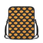 Watercolor Pumpkin Pattern Print Rectangular Crossbody Bag