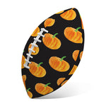 Watercolor Pumpkin Pattern Print Rugby Ball