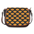Watercolor Pumpkin Pattern Print Saddle Bag