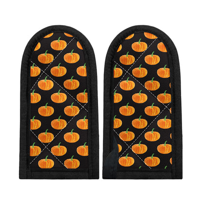 Watercolor Pumpkin Pattern Print Skillet Handle Cover