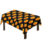 Watercolor Pumpkin Pattern Print Tablecloth