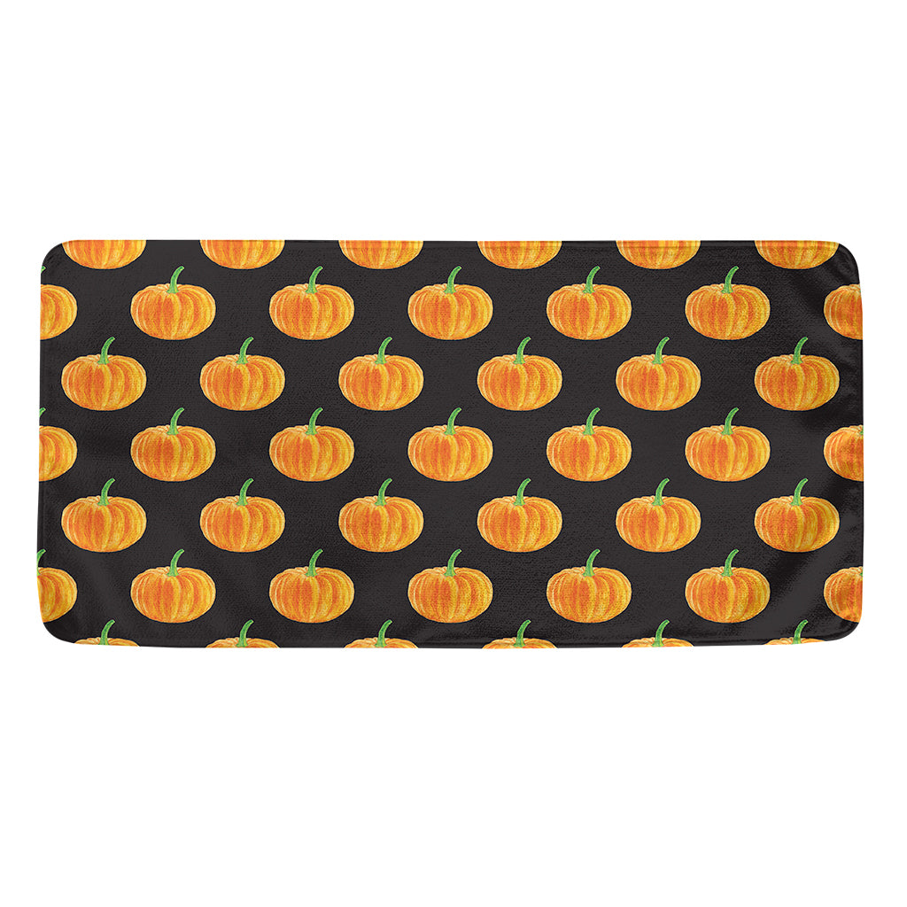 Watercolor Pumpkin Pattern Print Towel
