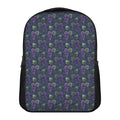 Watercolor Purple Grapes Pattern Print Casual Backpack