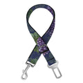 Watercolor Purple Grapes Pattern Print Dog Seat Belt