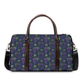 Watercolor Purple Grapes Pattern Print Duffel Bag