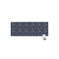 Watercolor Purple Grapes Pattern Print Extended Mouse Pad