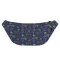 Watercolor Purple Grapes Pattern Print Fanny Pack