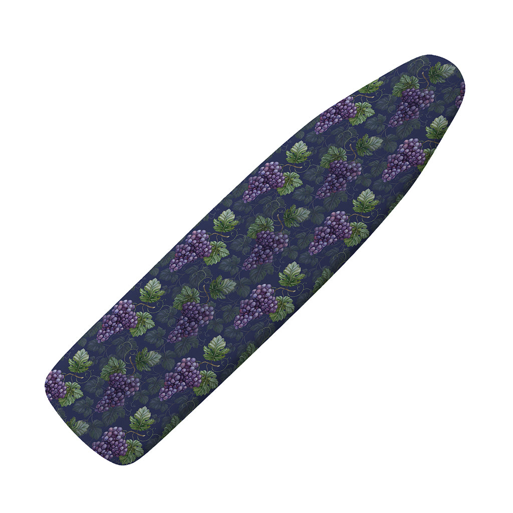 Watercolor Purple Grapes Pattern Print Ironing Board Cover