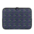 Watercolor Purple Grapes Pattern Print Laptop Sleeve