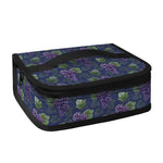 Watercolor Purple Grapes Pattern Print Small Lunch Bag