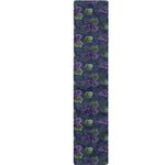 Watercolor Purple Grapes Pattern Print Table Runner