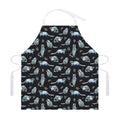Watercolor Raccoon Pattern Print Adjustable Apron