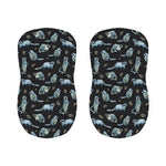 Watercolor Raccoon Pattern Print Bar Stool Covers