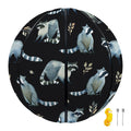 Watercolor Raccoon Pattern Print Basketball