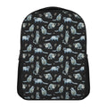 Watercolor Raccoon Pattern Print Casual Backpack