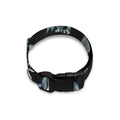 Watercolor Raccoon Pattern Print Dog Collar