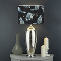 Watercolor Raccoon Pattern Print Drum Lamp Shade