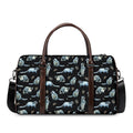 Watercolor Raccoon Pattern Print Duffel Bag