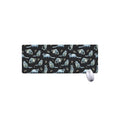 Watercolor Raccoon Pattern Print Extended Mouse Pad