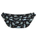 Watercolor Raccoon Pattern Print Fanny Pack
