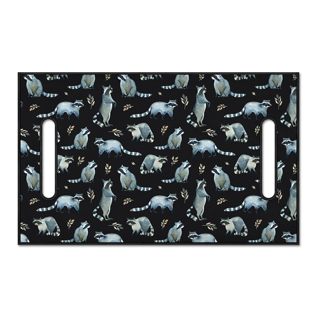 Watercolor Raccoon Pattern Print Golf Cart Seat Cover