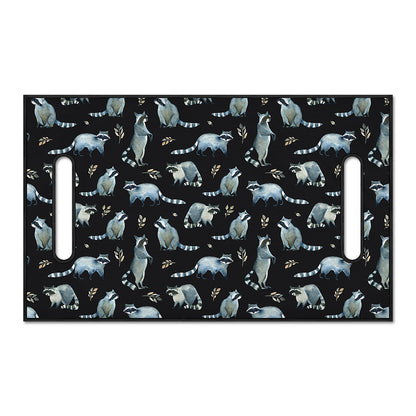 Watercolor Raccoon Pattern Print Golf Cart Seat Cover